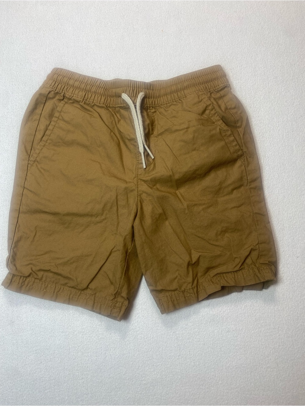 Kid’s Casual Drawstring Shorts in Brown